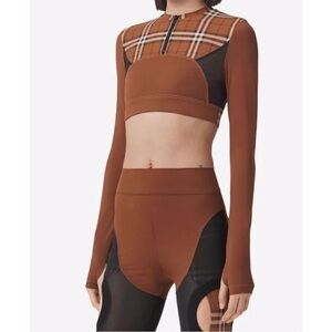 Burberry crop top sz. XXS nwt